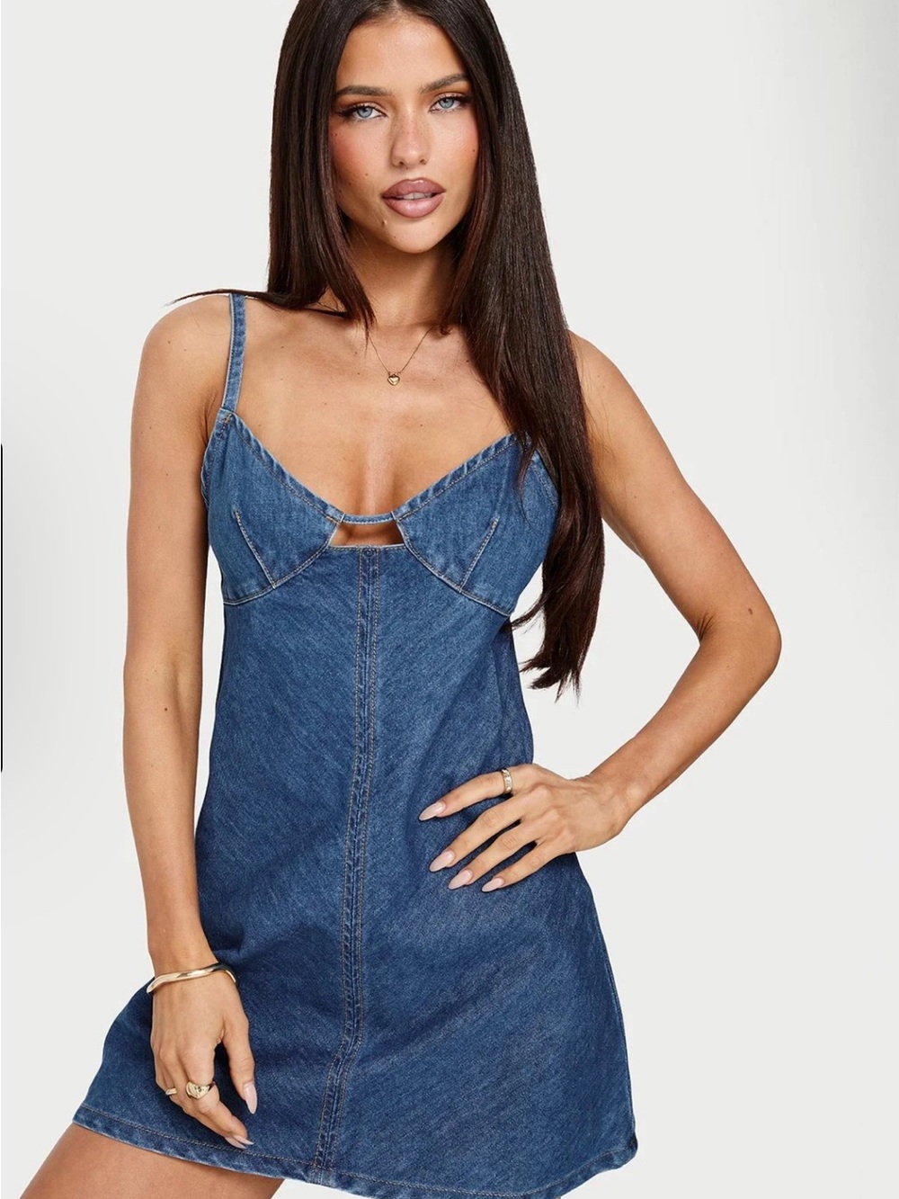 Princess Polly Arwen Denim Mini Dress
